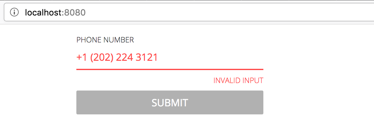country code not supported